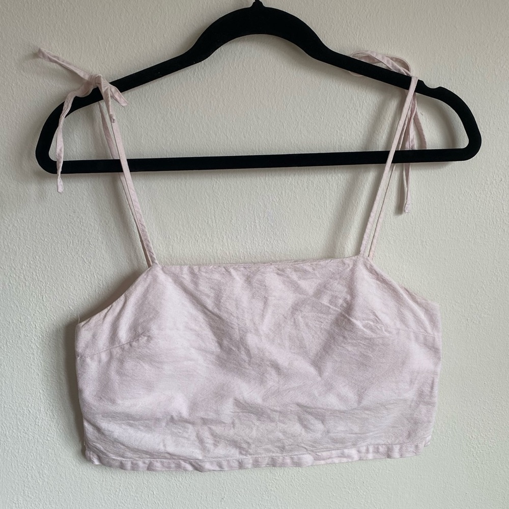 Brandy melville pink crop top